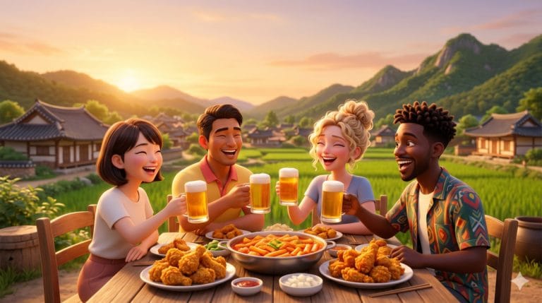 Wide scenic view of a South Korean landscape representing accessible travel for all visitors