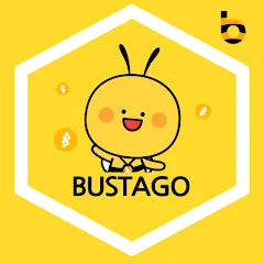 A smartphone screen shows the BusTago app, guiding users on how to book express bus tickets Korea.